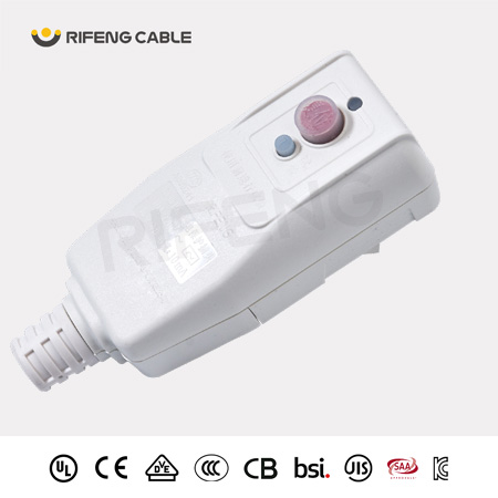 3插(2P+PE)可拆線(xiàn)漏電保護(hù)插頭