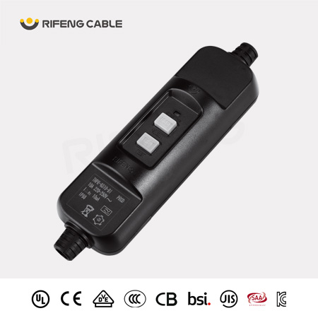 德規(guī)兩端可拆線(xiàn)式漏電保護(hù)器系列(RCD)